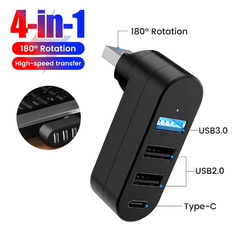 4 in 1 USB 3.0  180 ȸ Ʈ Ƽ Ÿ-C USB й     Ȯ 2.0 USB 3.0  (PC)